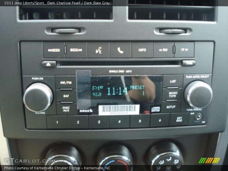 Dark Charcoal Pearl / Dark Slate Gray 2011 Jeep Liberty Sport