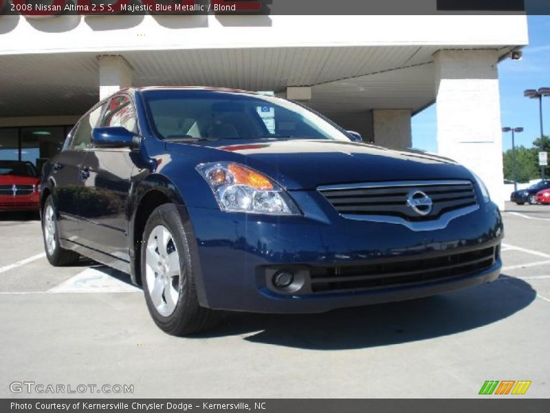 Majestic Blue Metallic / Blond 2008 Nissan Altima 2.5 S