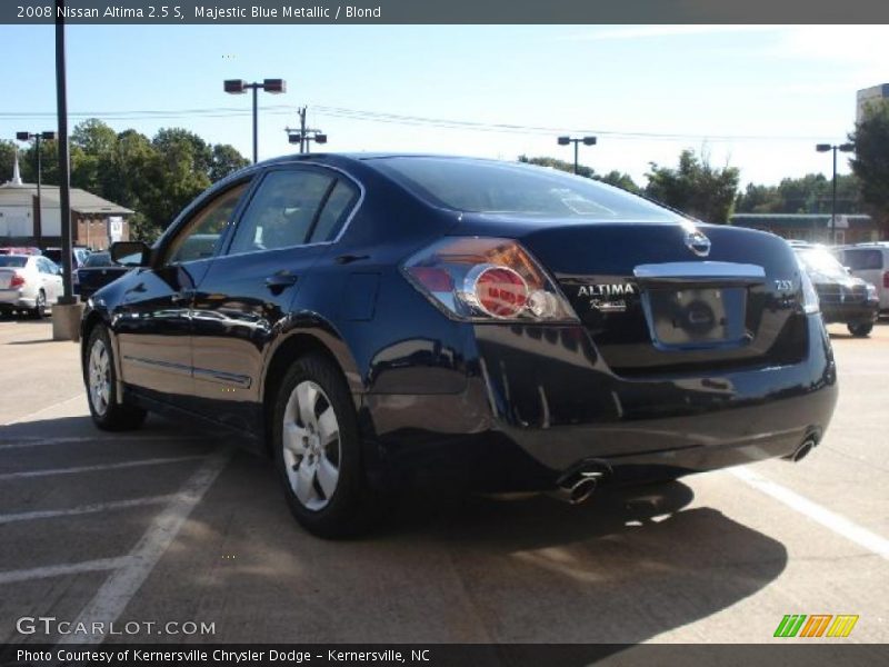 Majestic Blue Metallic / Blond 2008 Nissan Altima 2.5 S