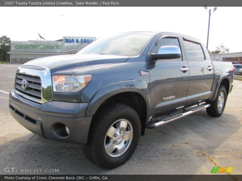 Slate Metallic / Red Rock 2007 Toyota Tundra Limited CrewMax