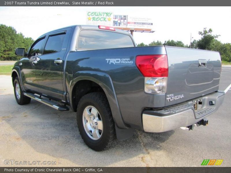 Slate Metallic / Red Rock 2007 Toyota Tundra Limited CrewMax