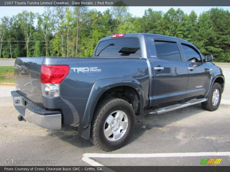Slate Metallic / Red Rock 2007 Toyota Tundra Limited CrewMax