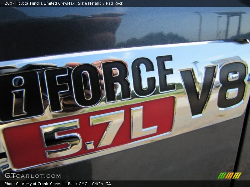 Slate Metallic / Red Rock 2007 Toyota Tundra Limited CrewMax