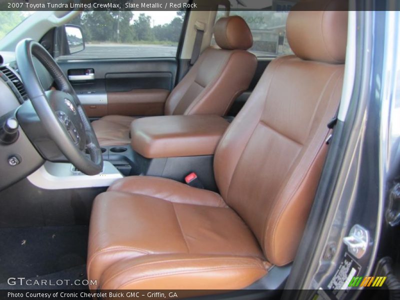 Slate Metallic / Red Rock 2007 Toyota Tundra Limited CrewMax