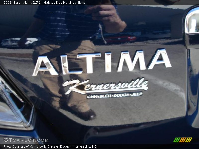 Majestic Blue Metallic / Blond 2008 Nissan Altima 2.5 S