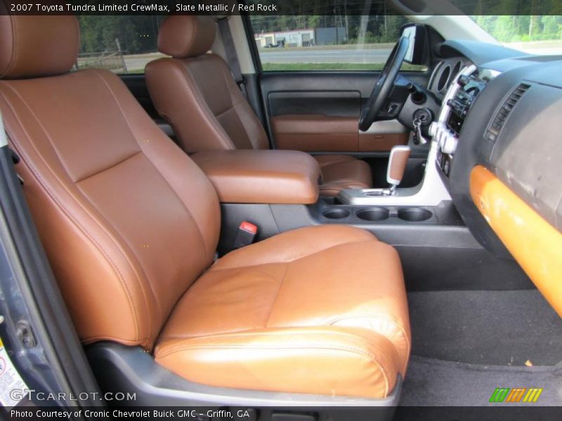 Slate Metallic / Red Rock 2007 Toyota Tundra Limited CrewMax