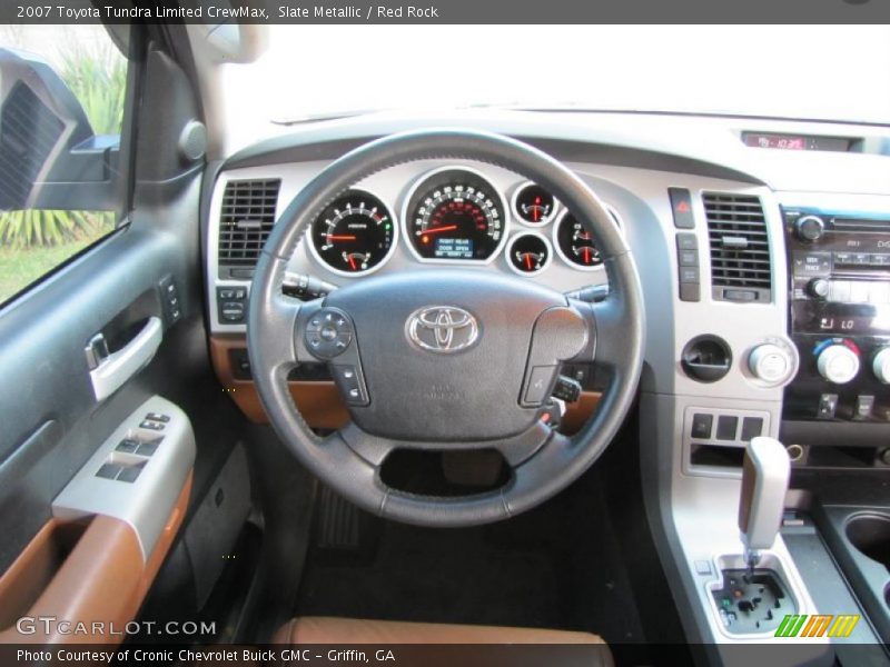 Slate Metallic / Red Rock 2007 Toyota Tundra Limited CrewMax