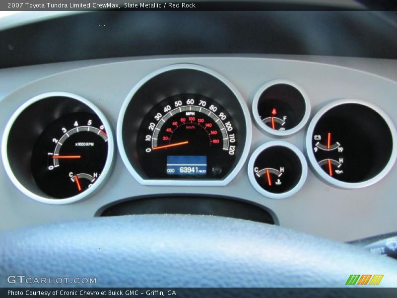 Slate Metallic / Red Rock 2007 Toyota Tundra Limited CrewMax