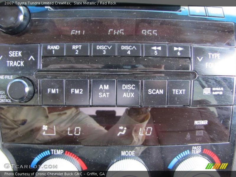 Slate Metallic / Red Rock 2007 Toyota Tundra Limited CrewMax