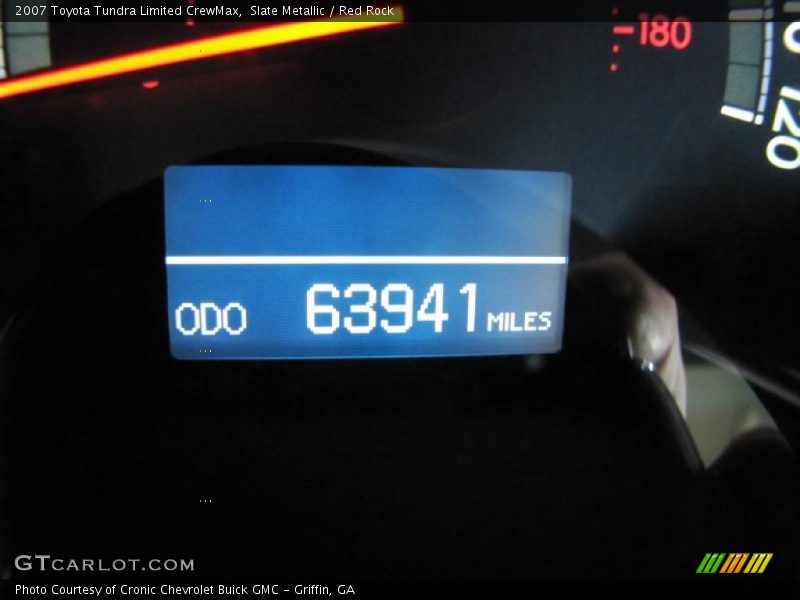 Slate Metallic / Red Rock 2007 Toyota Tundra Limited CrewMax