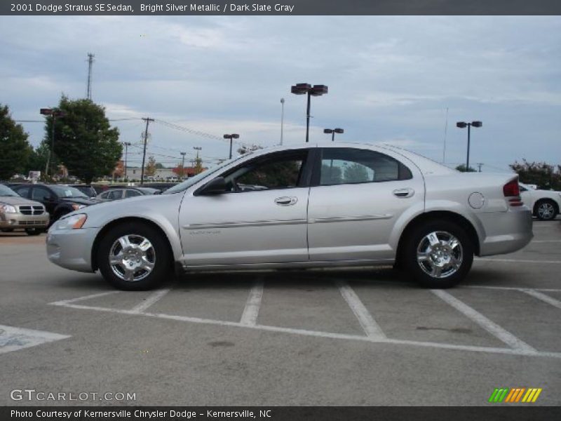 Bright Silver Metallic / Dark Slate Gray 2001 Dodge Stratus SE Sedan
