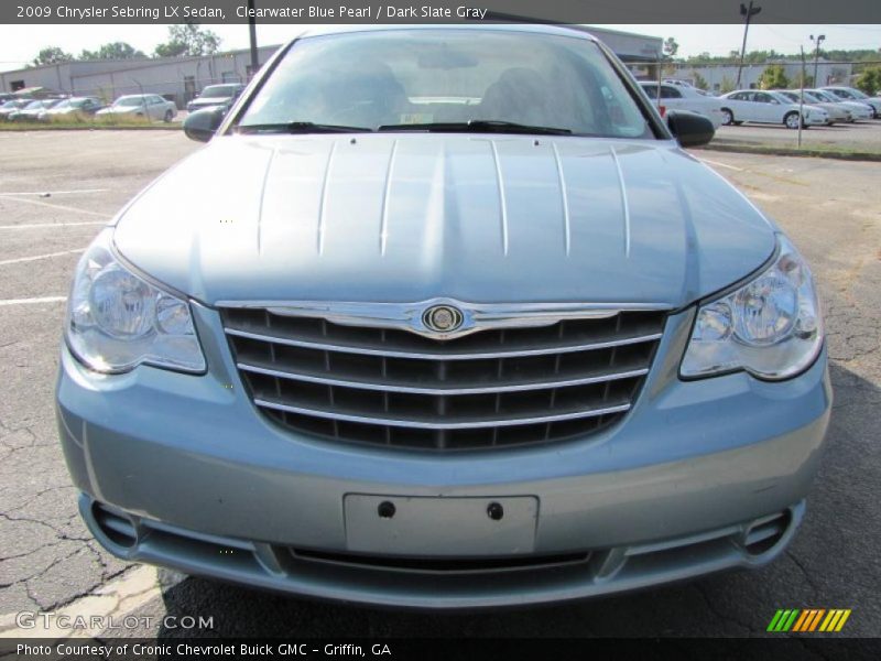 Clearwater Blue Pearl / Dark Slate Gray 2009 Chrysler Sebring LX Sedan