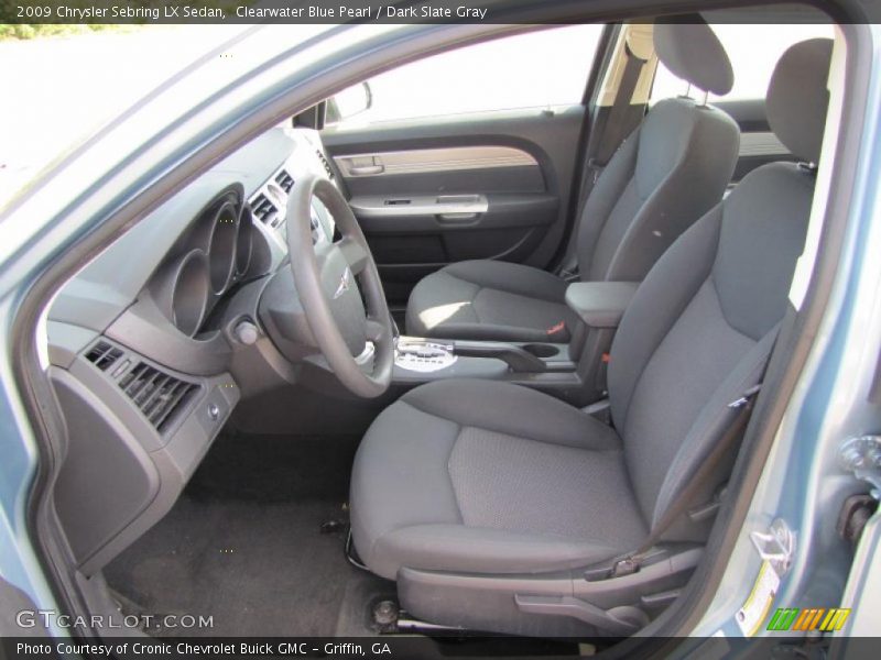 Clearwater Blue Pearl / Dark Slate Gray 2009 Chrysler Sebring LX Sedan