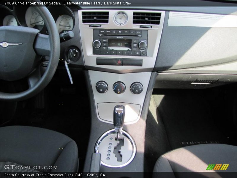 Clearwater Blue Pearl / Dark Slate Gray 2009 Chrysler Sebring LX Sedan