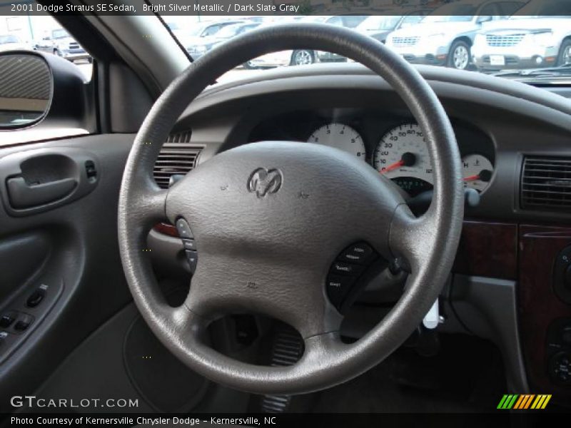 Bright Silver Metallic / Dark Slate Gray 2001 Dodge Stratus SE Sedan