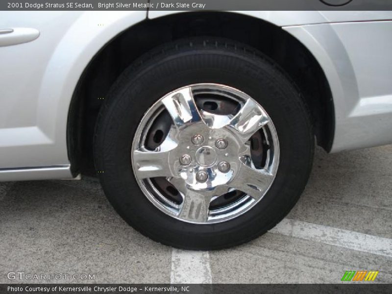 Bright Silver Metallic / Dark Slate Gray 2001 Dodge Stratus SE Sedan