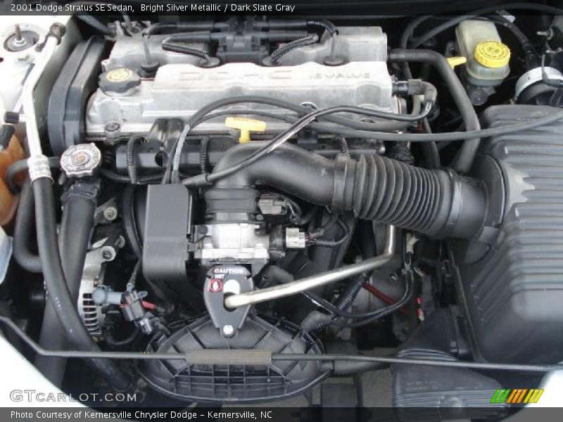 Bright Silver Metallic / Dark Slate Gray 2001 Dodge Stratus SE Sedan