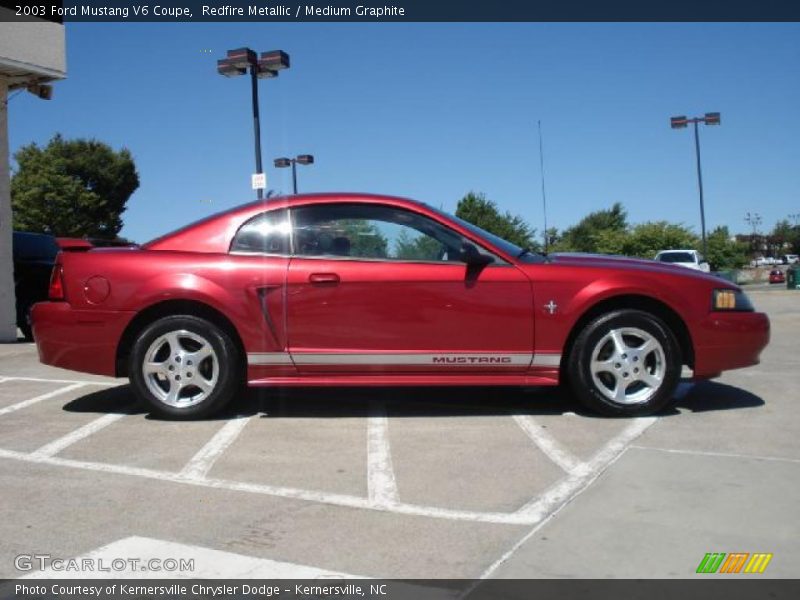 Redfire Metallic / Medium Graphite 2003 Ford Mustang V6 Coupe