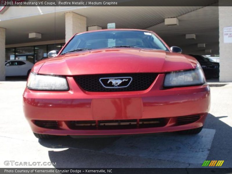 Redfire Metallic / Medium Graphite 2003 Ford Mustang V6 Coupe