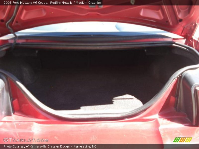 Redfire Metallic / Medium Graphite 2003 Ford Mustang V6 Coupe
