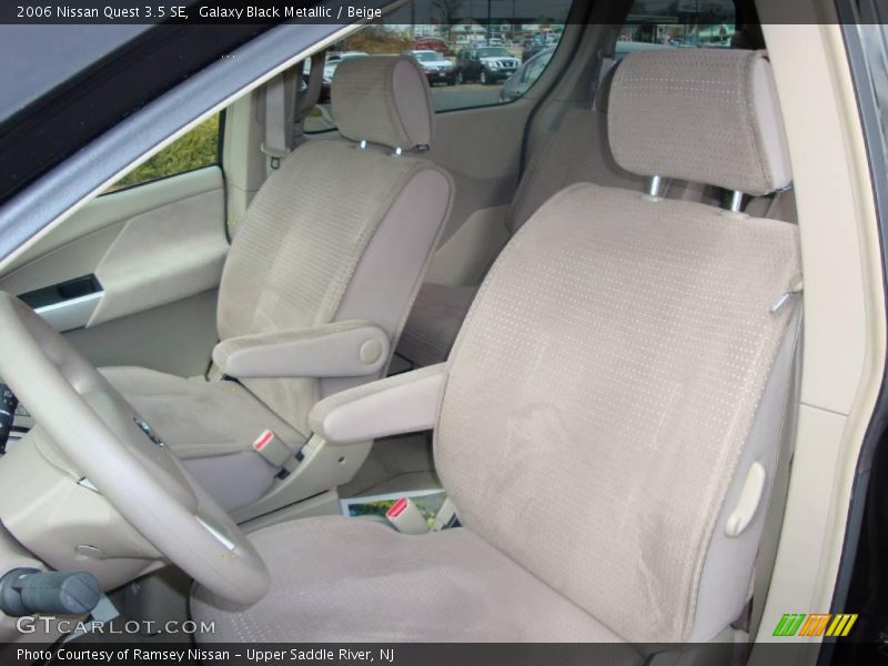 Galaxy Black Metallic / Beige 2006 Nissan Quest 3.5 SE