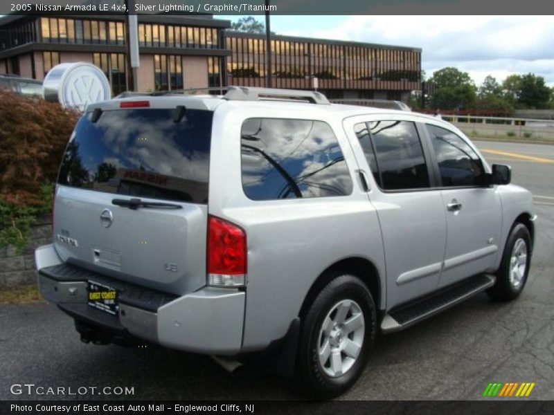 Silver Lightning / Graphite/Titanium 2005 Nissan Armada LE 4x4