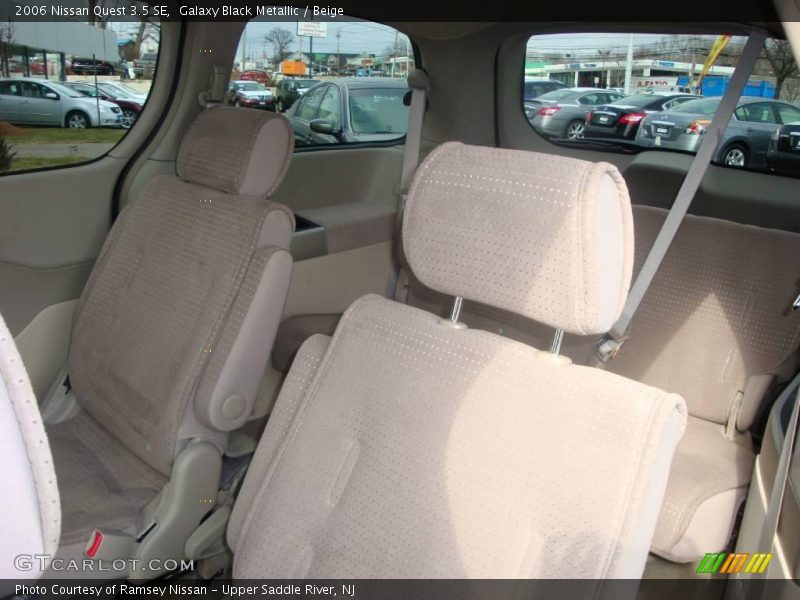 Galaxy Black Metallic / Beige 2006 Nissan Quest 3.5 SE