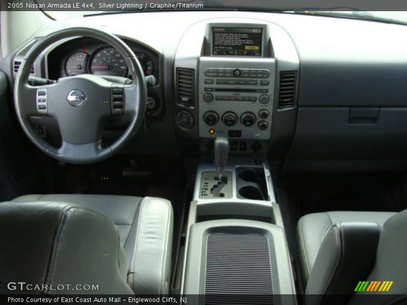 Silver Lightning / Graphite/Titanium 2005 Nissan Armada LE 4x4