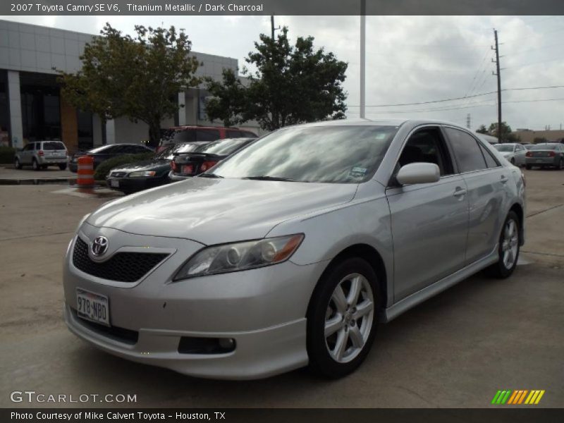 Titanium Metallic / Dark Charcoal 2007 Toyota Camry SE V6