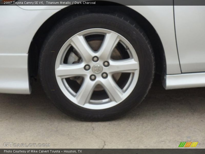 Titanium Metallic / Dark Charcoal 2007 Toyota Camry SE V6