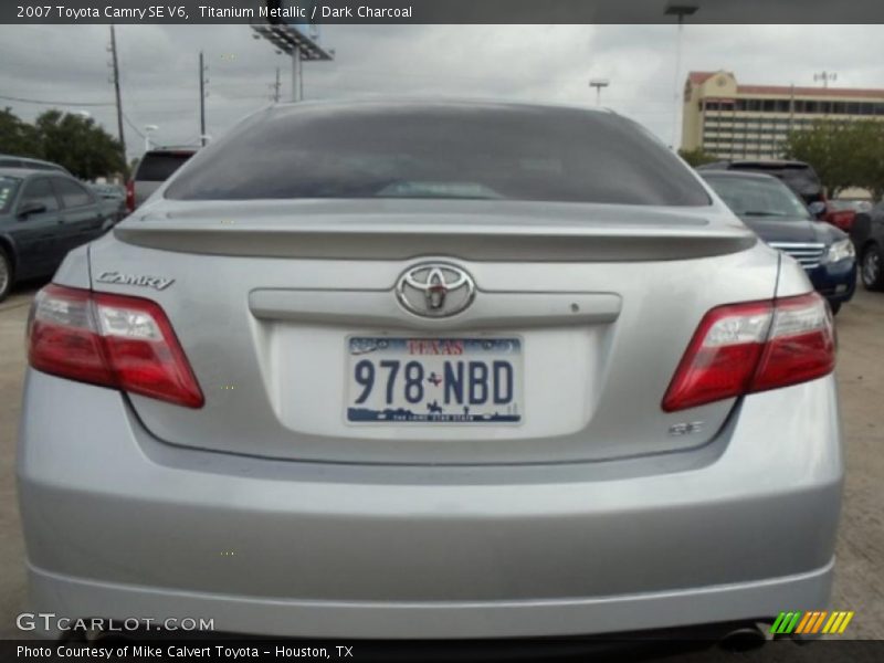 Titanium Metallic / Dark Charcoal 2007 Toyota Camry SE V6
