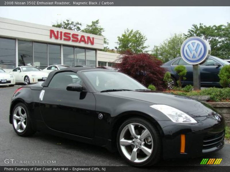 Magnetic Black / Carbon 2008 Nissan 350Z Enthusiast Roadster