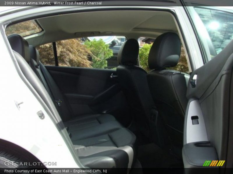 Winter Frost Pearl / Charcoal 2009 Nissan Altima Hybrid