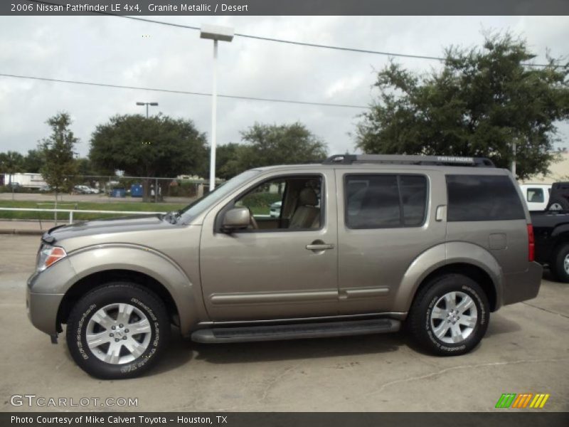 Granite Metallic / Desert 2006 Nissan Pathfinder LE 4x4