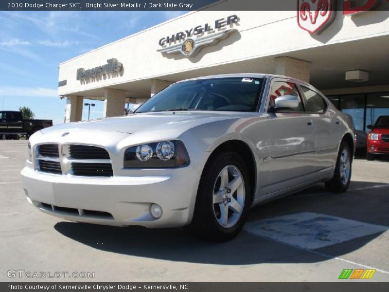 Bright Silver Metallic / Dark Slate Gray 2010 Dodge Charger SXT