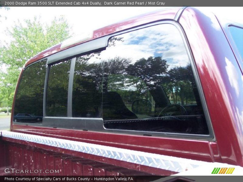 Dark Garnet Red Pearl / Mist Gray 2000 Dodge Ram 3500 SLT Extended Cab 4x4 Dually