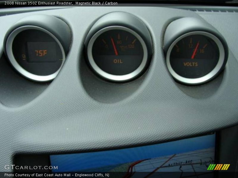 Magnetic Black / Carbon 2008 Nissan 350Z Enthusiast Roadster
