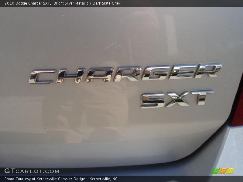 Bright Silver Metallic / Dark Slate Gray 2010 Dodge Charger SXT