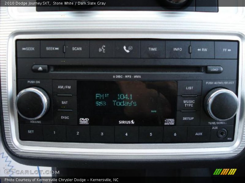 Stone White / Dark Slate Gray 2010 Dodge Journey SXT