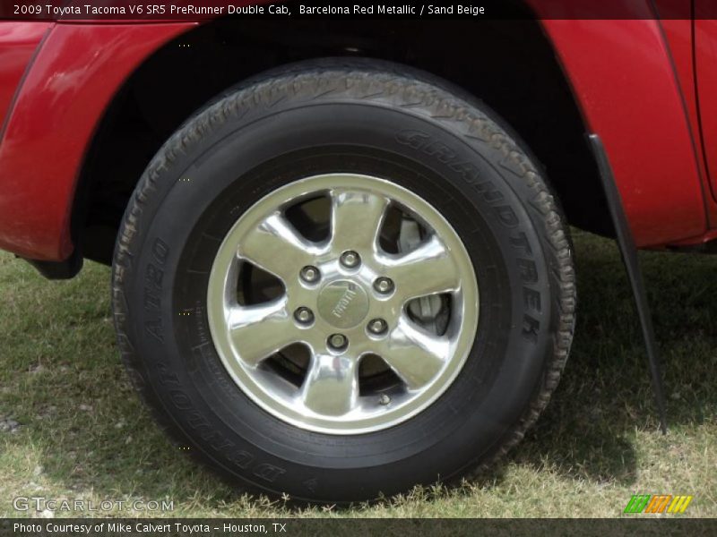 Barcelona Red Metallic / Sand Beige 2009 Toyota Tacoma V6 SR5 PreRunner Double Cab