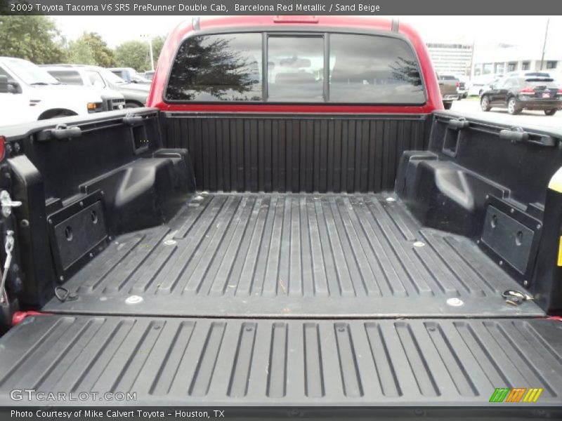Barcelona Red Metallic / Sand Beige 2009 Toyota Tacoma V6 SR5 PreRunner Double Cab