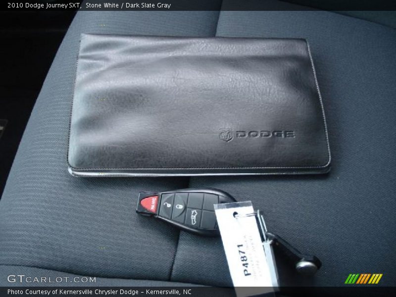 Stone White / Dark Slate Gray 2010 Dodge Journey SXT