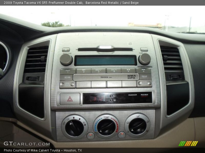 Barcelona Red Metallic / Sand Beige 2009 Toyota Tacoma V6 SR5 PreRunner Double Cab