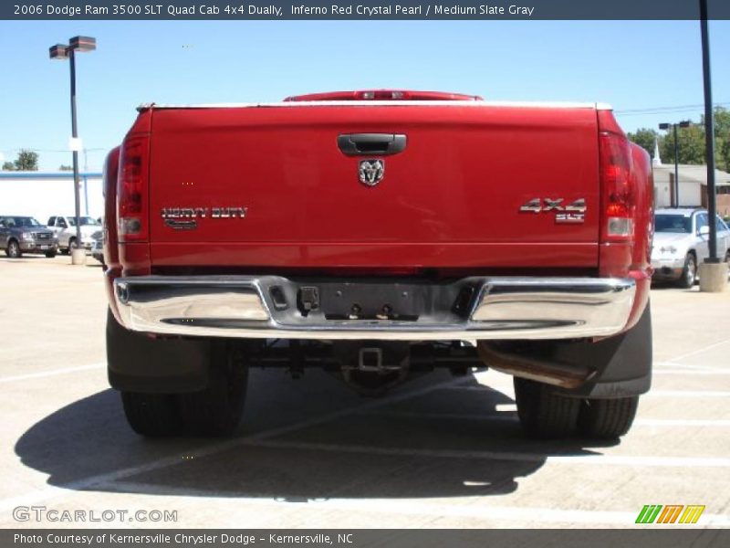 Inferno Red Crystal Pearl / Medium Slate Gray 2006 Dodge Ram 3500 SLT Quad Cab 4x4 Dually