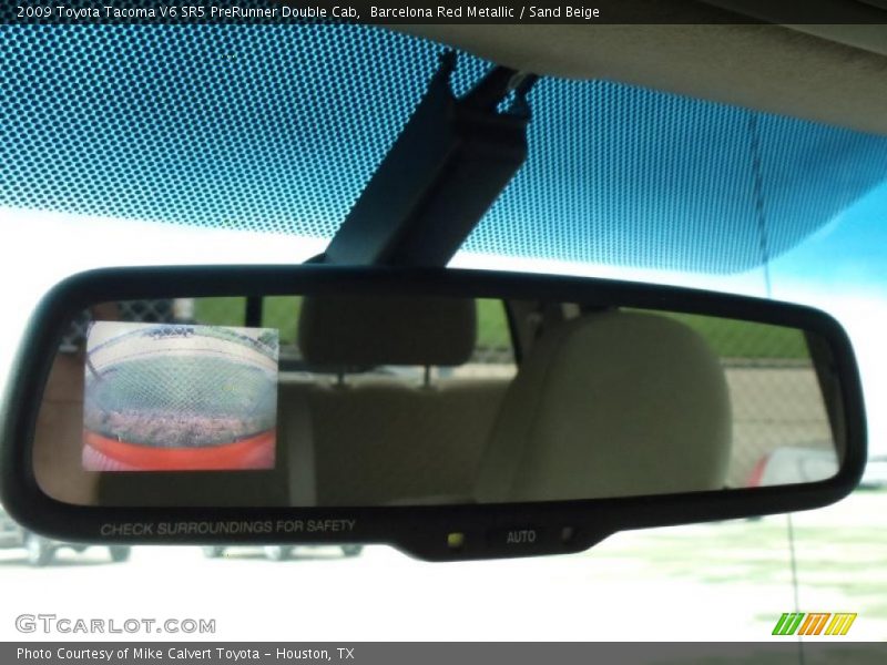 Barcelona Red Metallic / Sand Beige 2009 Toyota Tacoma V6 SR5 PreRunner Double Cab
