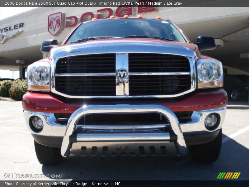 Inferno Red Crystal Pearl / Medium Slate Gray 2006 Dodge Ram 3500 SLT Quad Cab 4x4 Dually