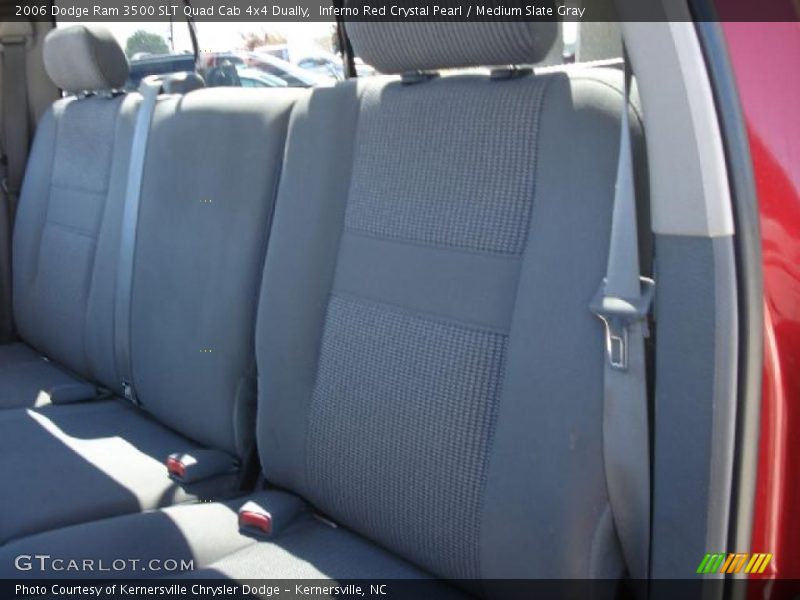 Inferno Red Crystal Pearl / Medium Slate Gray 2006 Dodge Ram 3500 SLT Quad Cab 4x4 Dually