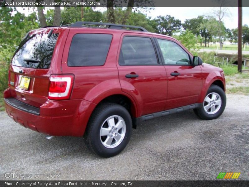 Sangria Red Metallic / Stone 2011 Ford Escape XLT