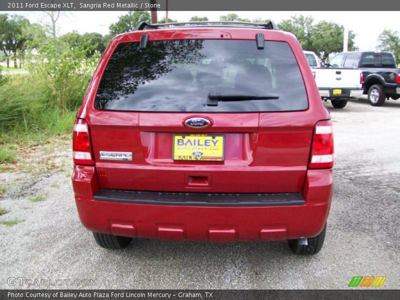 Sangria Red Metallic / Stone 2011 Ford Escape XLT