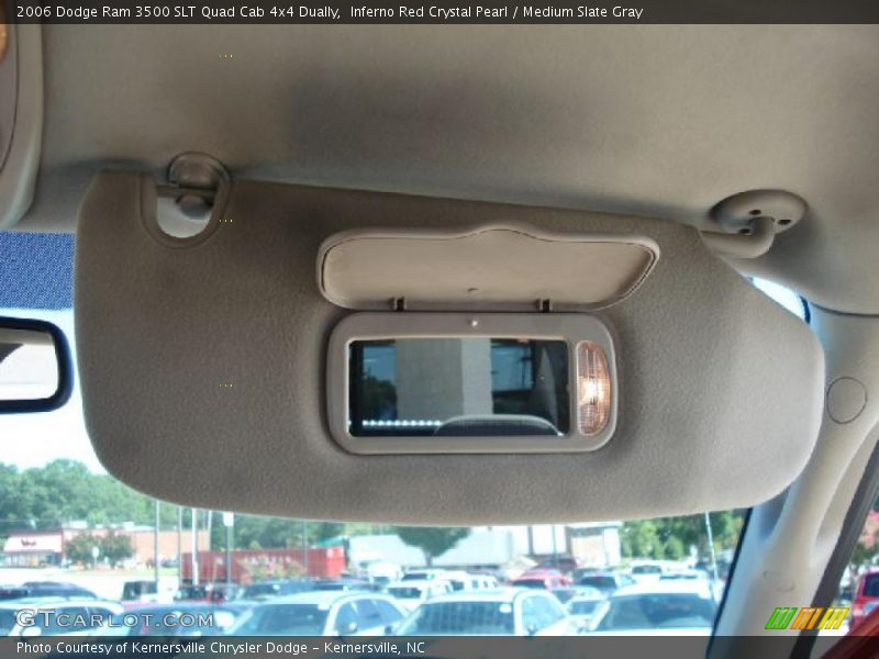 Inferno Red Crystal Pearl / Medium Slate Gray 2006 Dodge Ram 3500 SLT Quad Cab 4x4 Dually